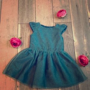3T glitter green dress from Target. Only worn once